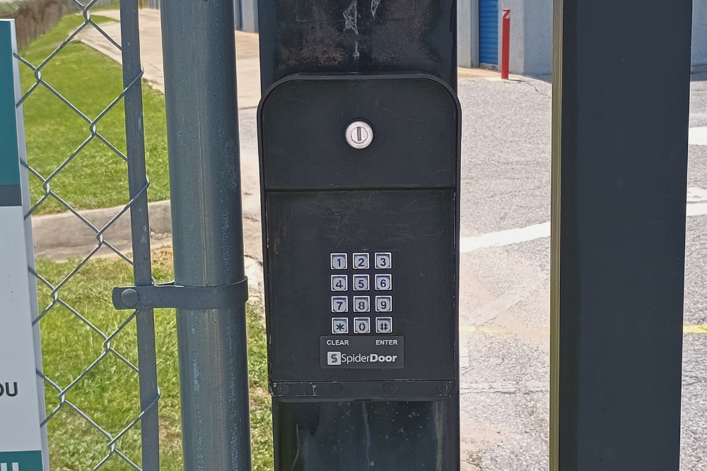 Drive-up self-storage Pensacola FL 32506 security